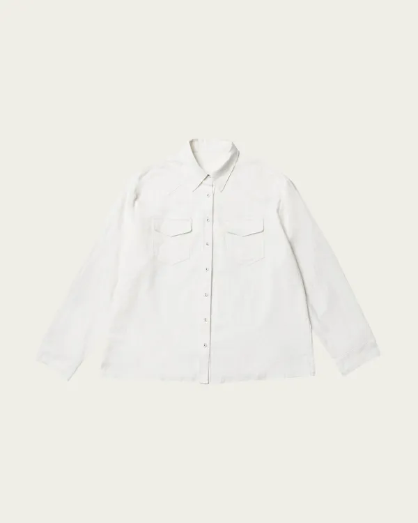 (3차) Sand Linen Shirt - White