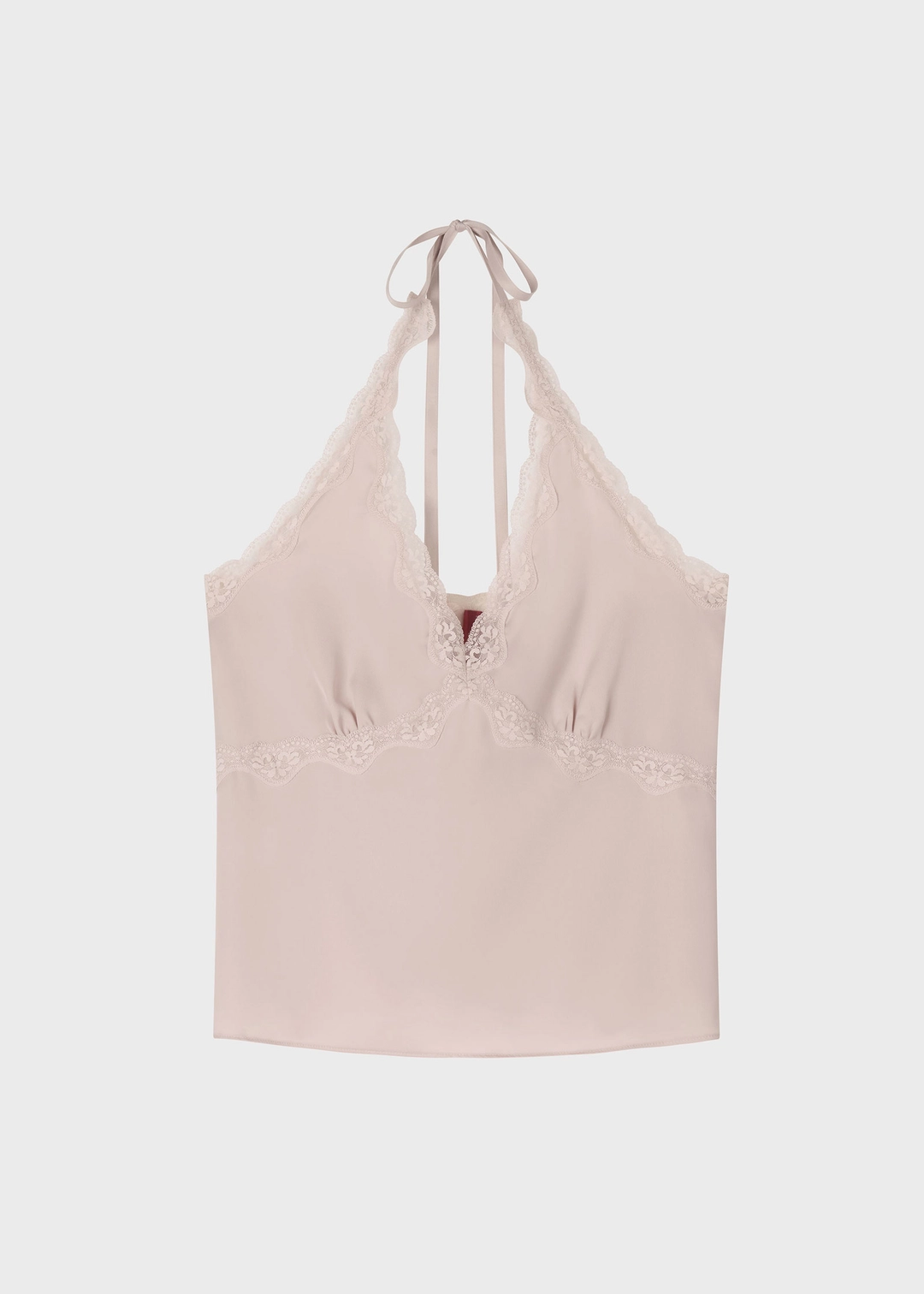 프랙티컬 앤 리얼리스틱 Romance Halter Top Nude Pink 상품 이미지 2