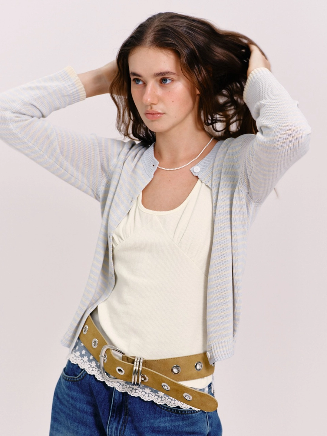 마가린핑거스 LACE DETAIL SLEEVELESS (CREAM) 상품 이미지 2