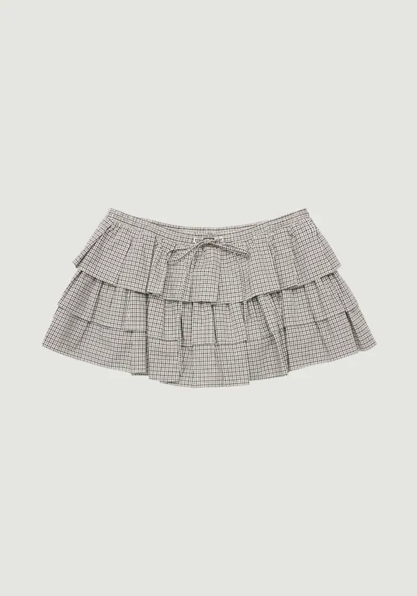 BLAINE CHECK SKIRT