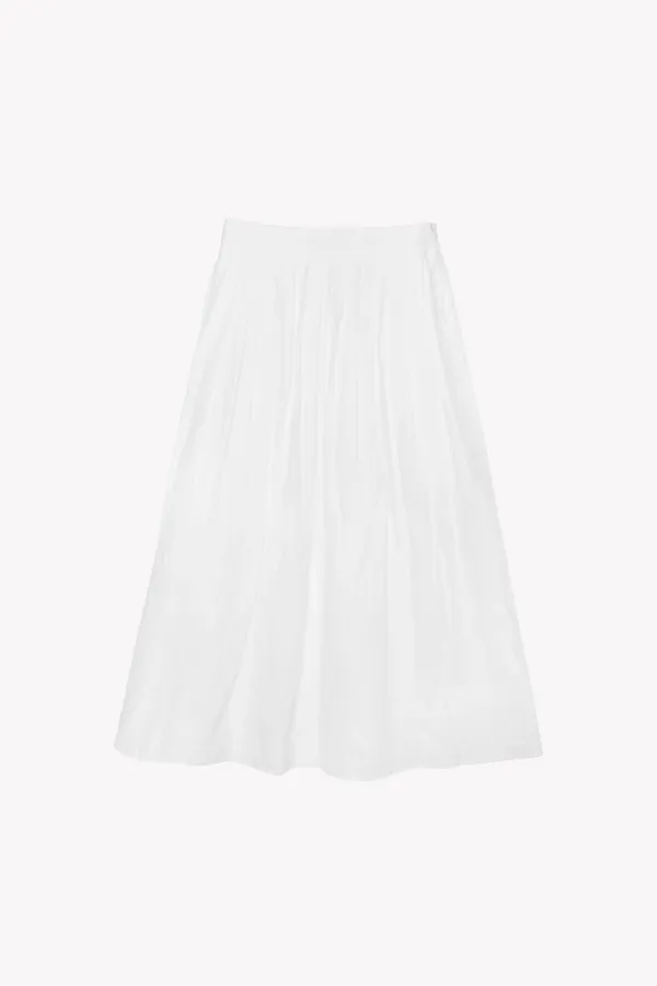 Arid Pleated Skirt (White)