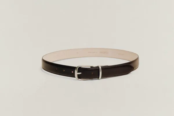 CEINTURE LISSE BROWN
