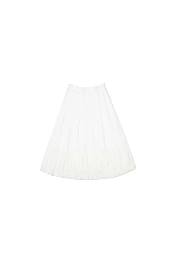 FRIL BELTED SKIRT
