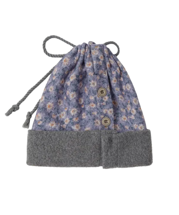 FLEECE NECK WARMER BEANIE [PURPLE]