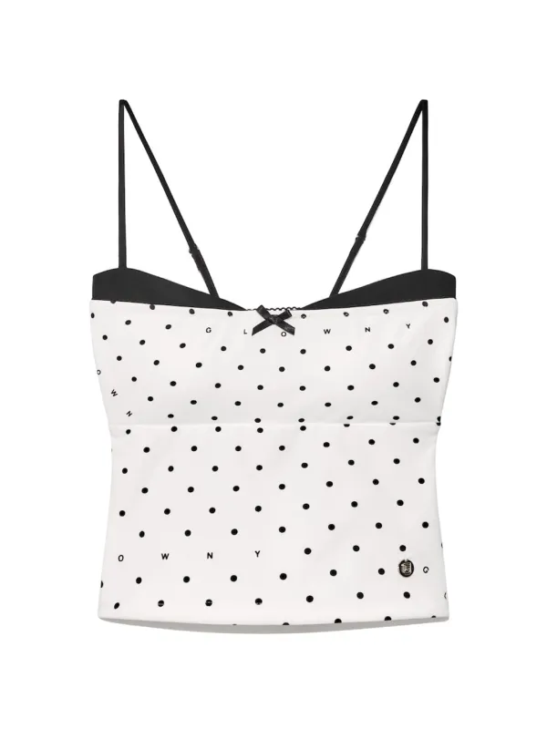 BLUSH CAMI TOP (DOTTY MAZE)