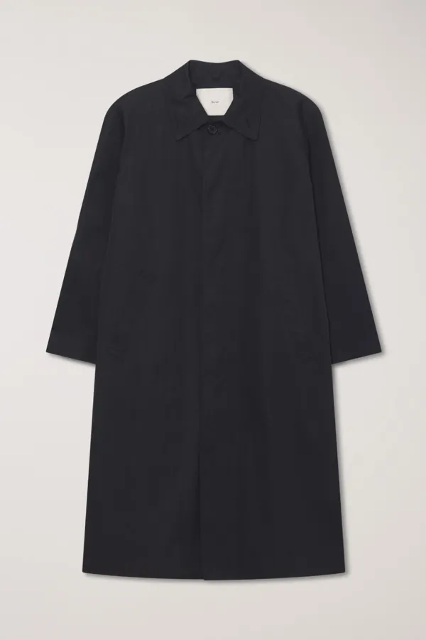 UNISEX REFINED MAC COAT BLACK_UDTR6A101BK