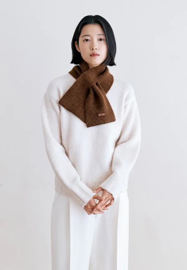 RACCOON MINI MUFFLER - BROWN