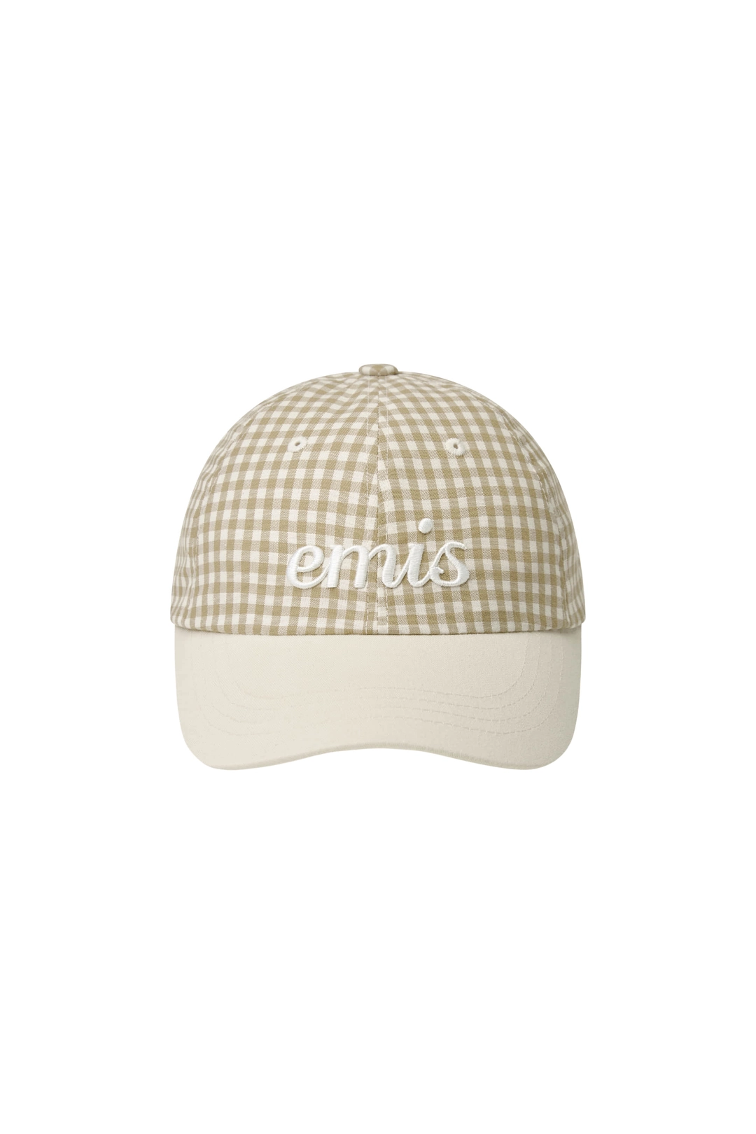이미스 GINGHAM CHECK BALL CAP-BEIGE 상품 이미지 2