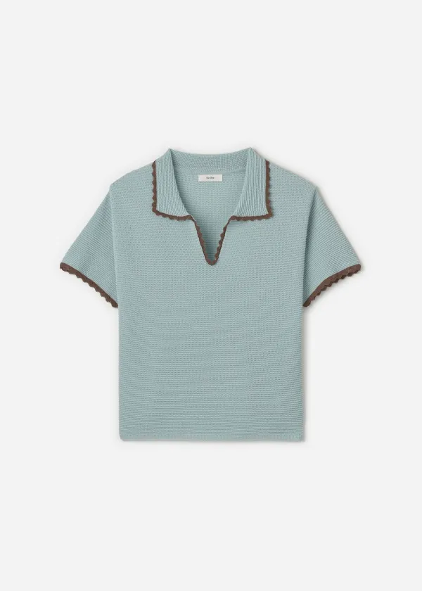 Open Collar Knit(Mint)