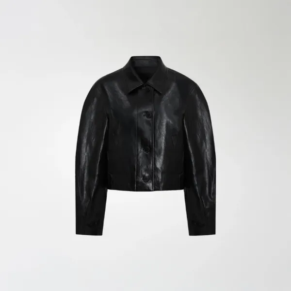Bobba short leather jacket