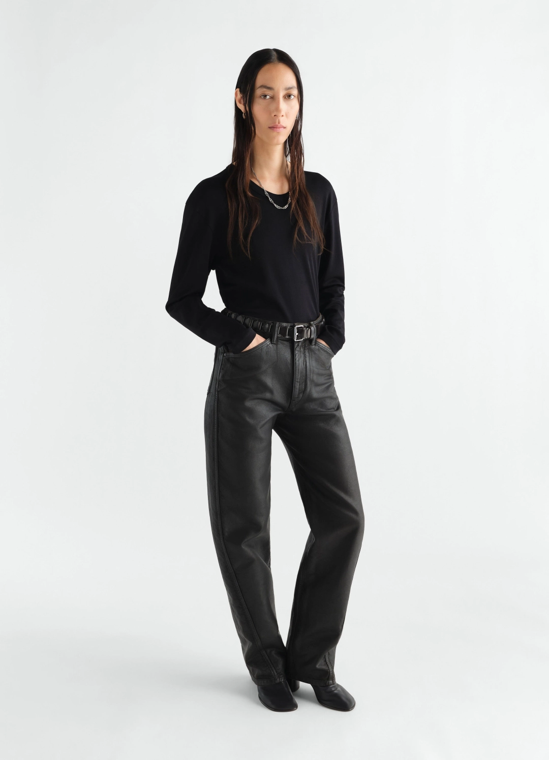 르메르 RIB LONG SLEEVE TOP IN JERSEY 상품 이미지 2