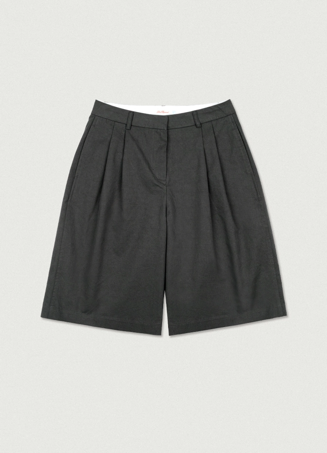 러브바이무드 Rough Cotton Bermuda Pants [charcoal] 상품 이미지 1