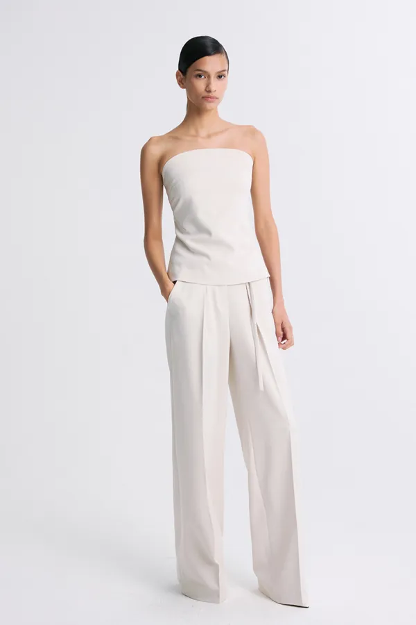 STRAPLESS TUBE TOP CREAM