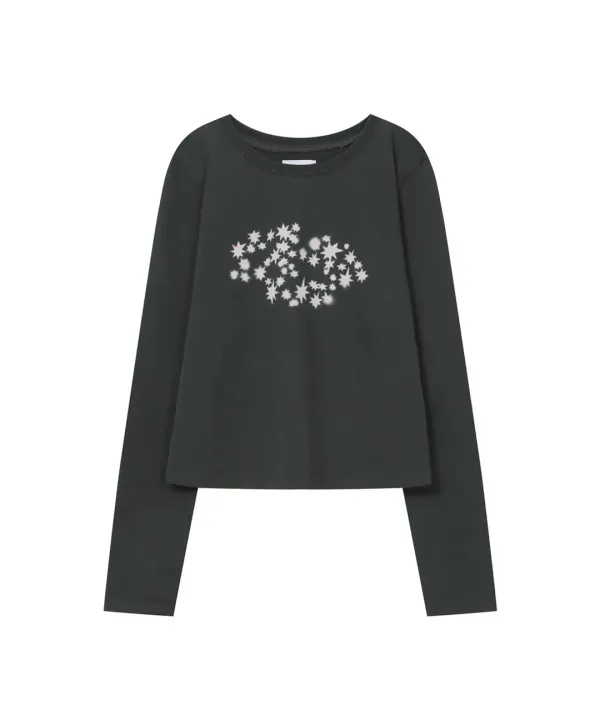 Midnight star long sleeves CHARCOAL