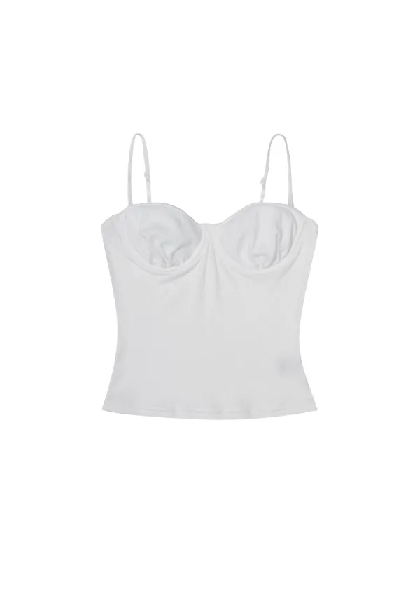 CONTOUR TANK TOP, IVORY