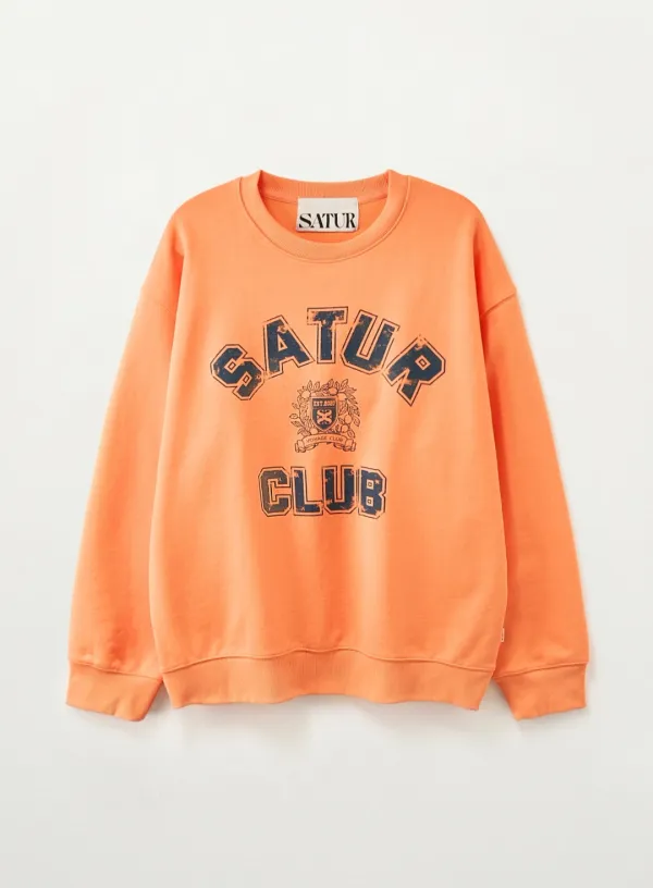 Crest Symbol Sweatshirt - Orange
