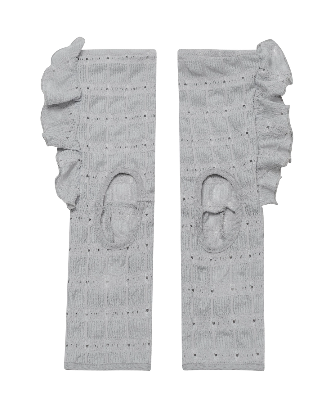 타입서비스 Side Ruffled Cut Out Socks [Gray] 상품 이미지 1