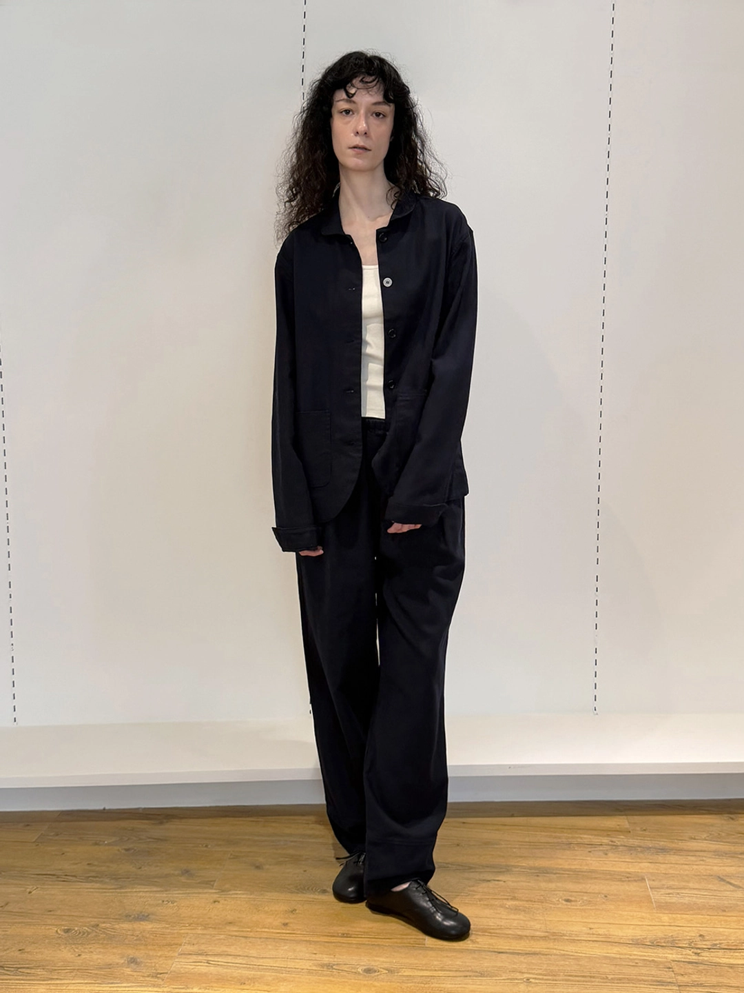 띵크플랜트 Garçon Jacket, Navy(2nd pre-order F size) 상품 이미지 1