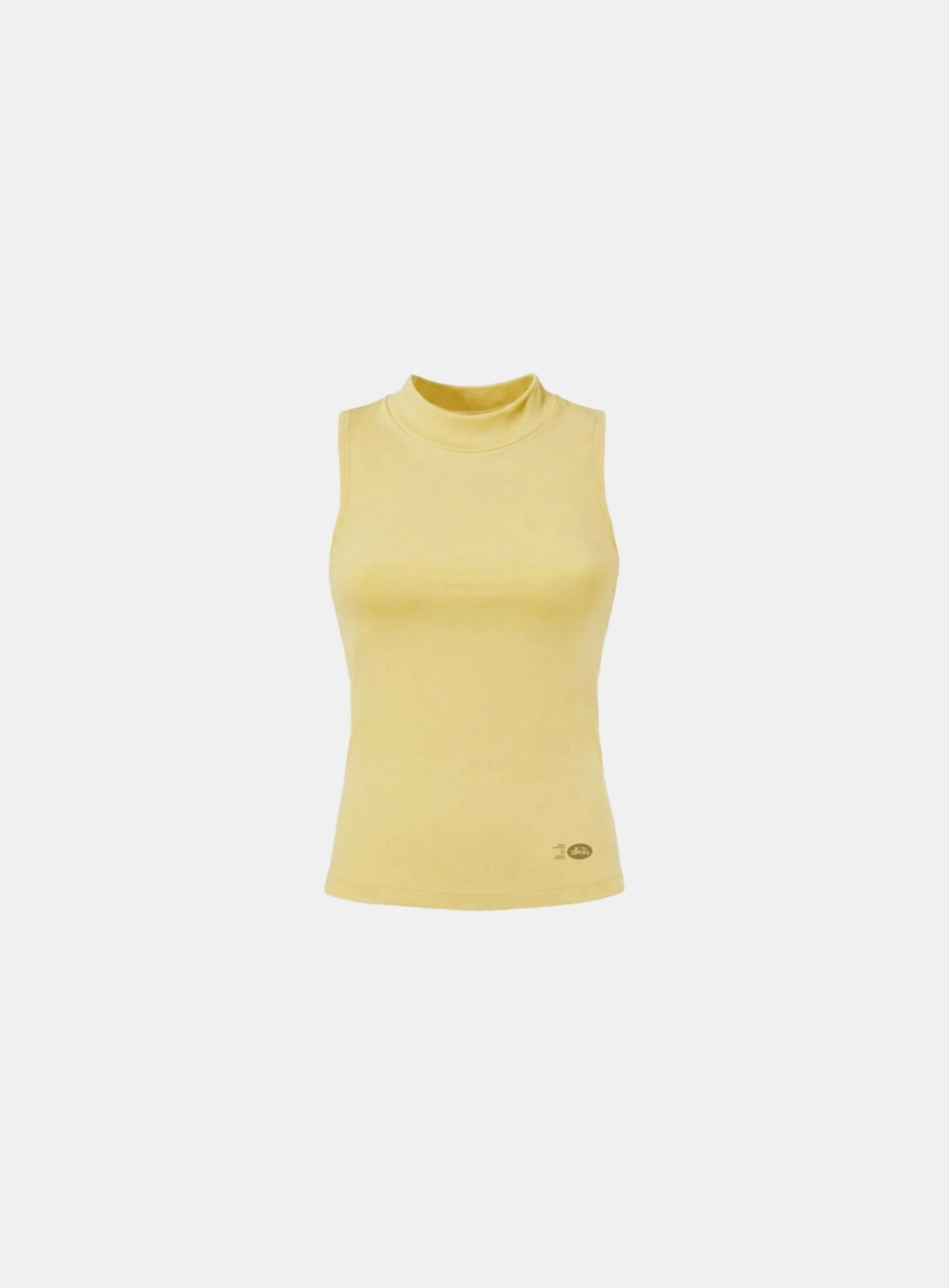 배드블러드 [w-tnk26-055] Everyday Mock-Neck Tank - Yellow 상품 이미지 1