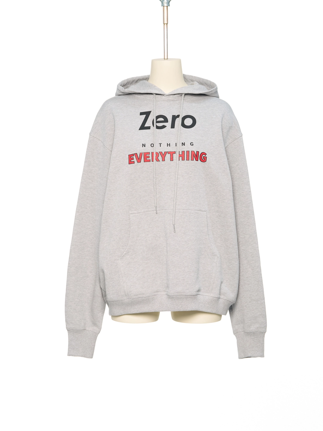푸쉬버튼 FW25 ZERO GRAY ZERO HOODIE 상품 이미지 1