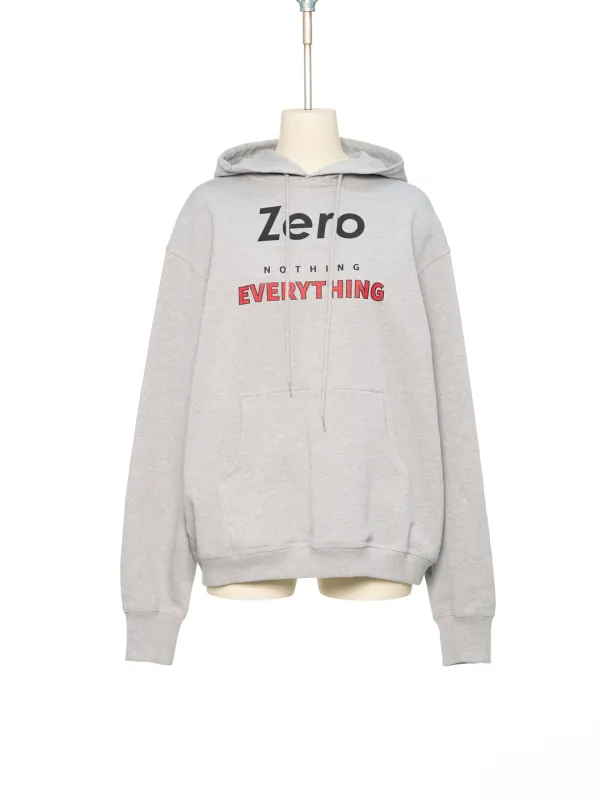 FW25 ZERO GRAY ZERO HOODIE