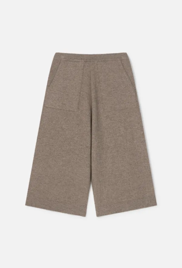 Cashmere Knit Shorts (Mocha)