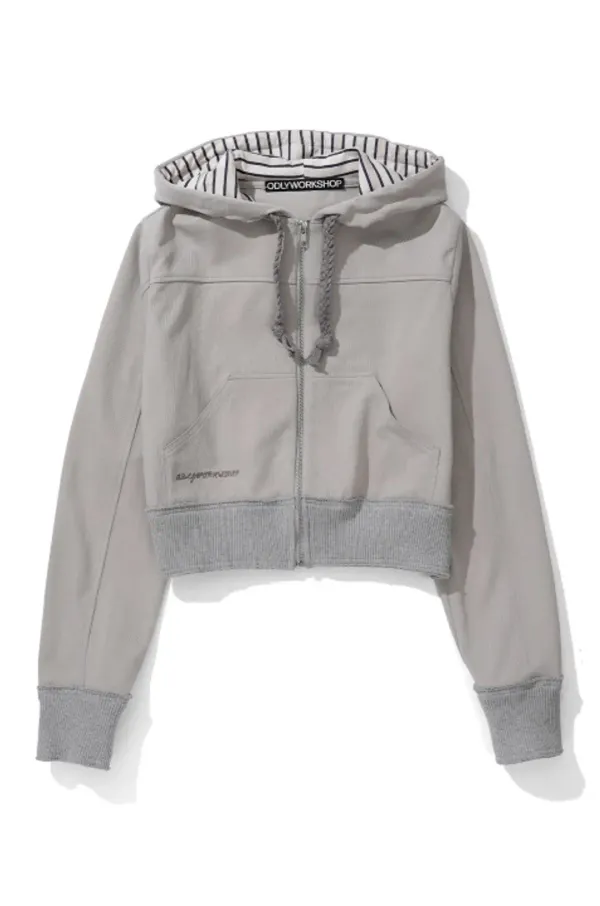 Stripe Zip Hoodie, Dim