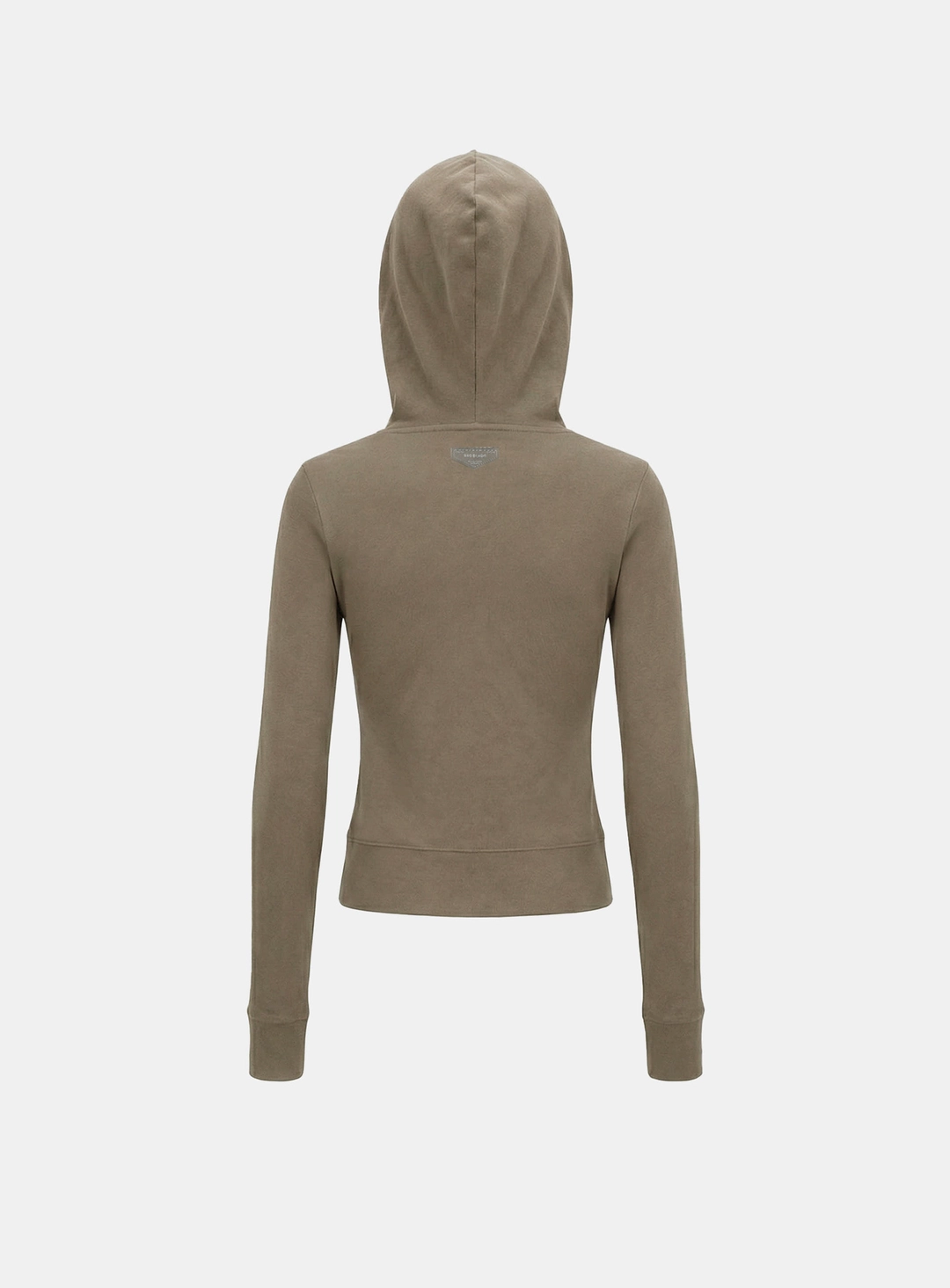 배드블러드 [w-hde26-001] BS Cotton Jersey Zip-Up Hoodie - Tobacco 상품 이미지 2