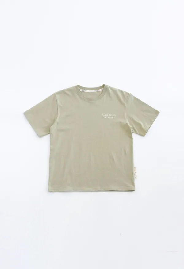 MON CHER T (ADULT- LIGHT KHAKI)
