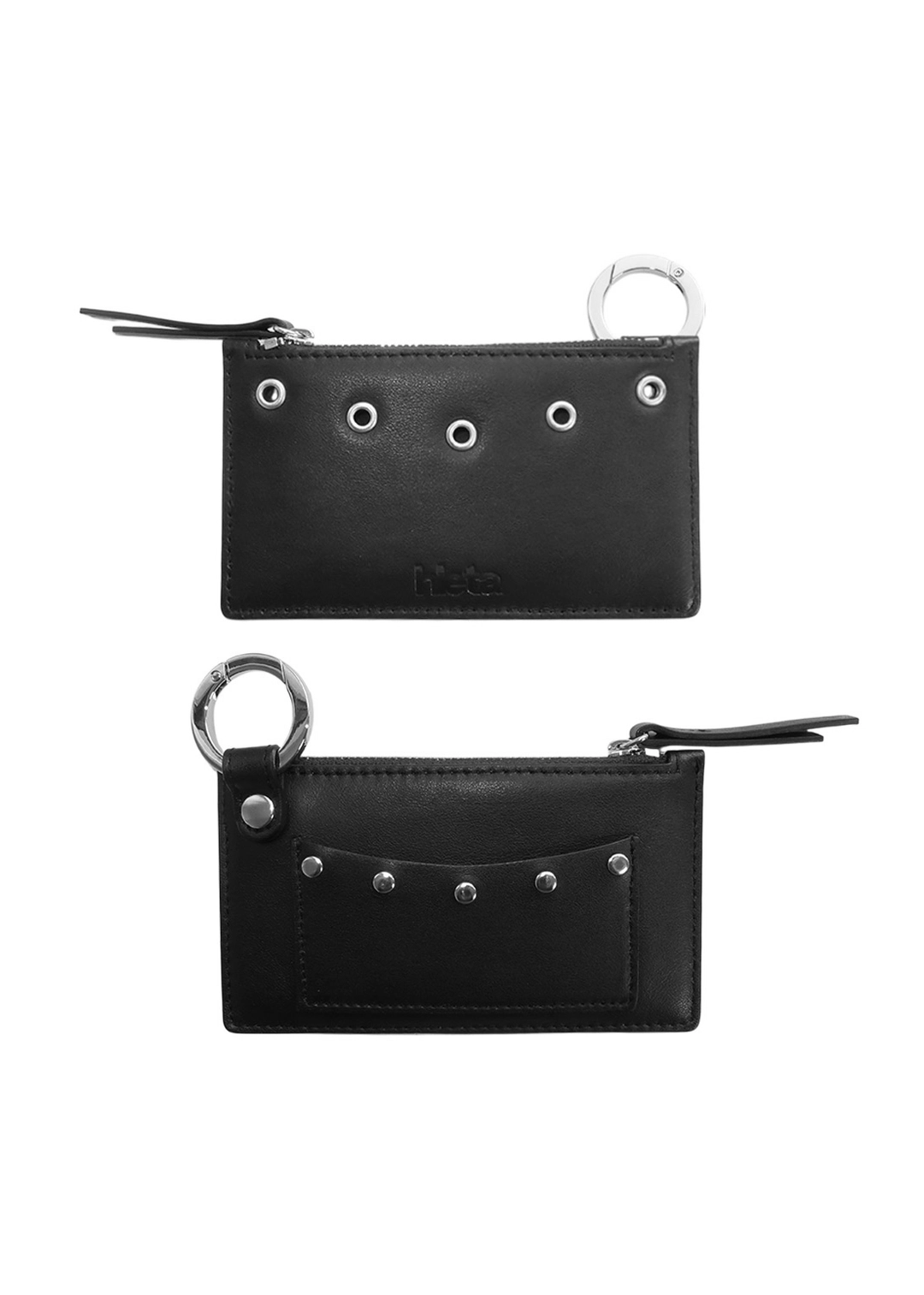 히에타 Bella Card Wallet / Black 상품 이미지 1