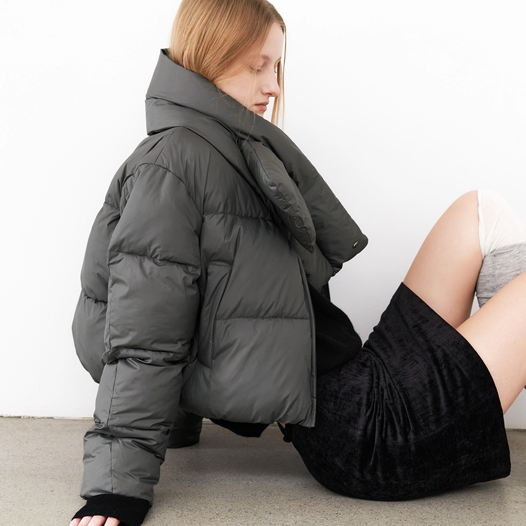 아뜰리에 나인 (JP-576)MUFFLER SET SHORT PUFFER JUMPER S 상품 이미지 1