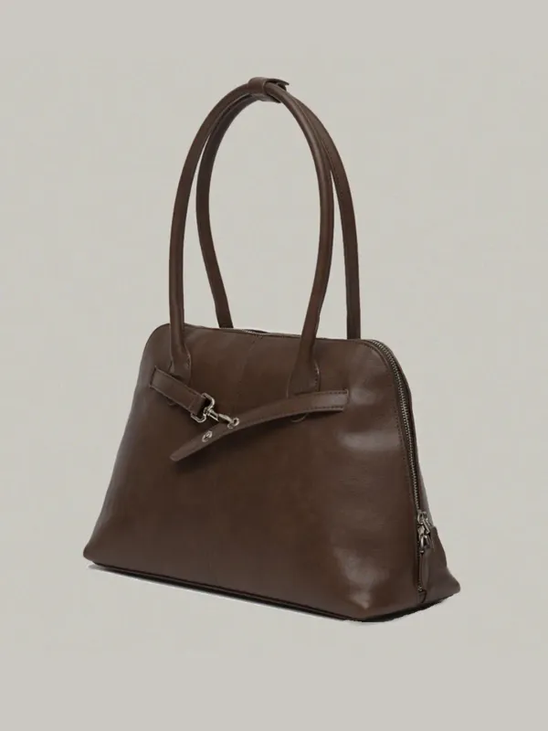NOA BAG [DEEP BROWN SILVER]