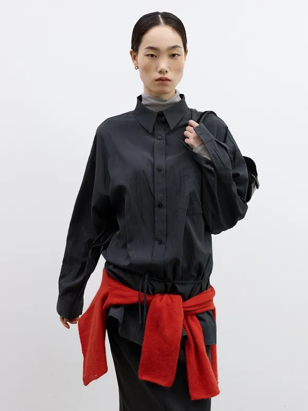 Milo waist string shirts