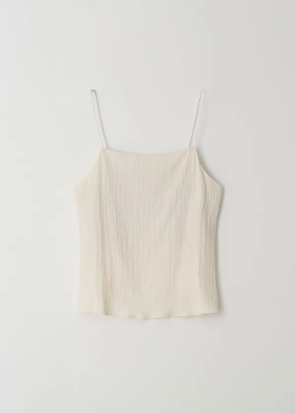 Pleats Sleeveless(Cream)