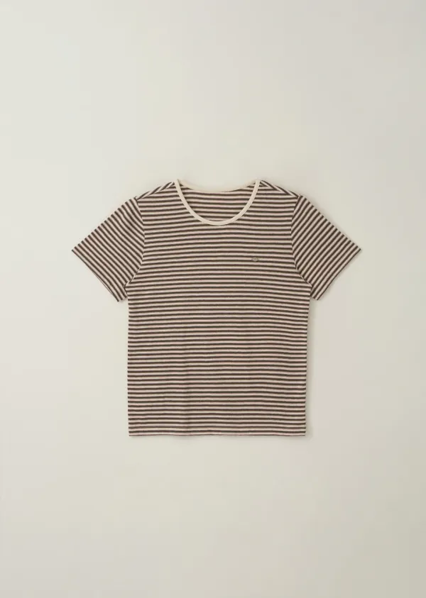 BREEZE STRIPE T-SHIRT (green stripe)