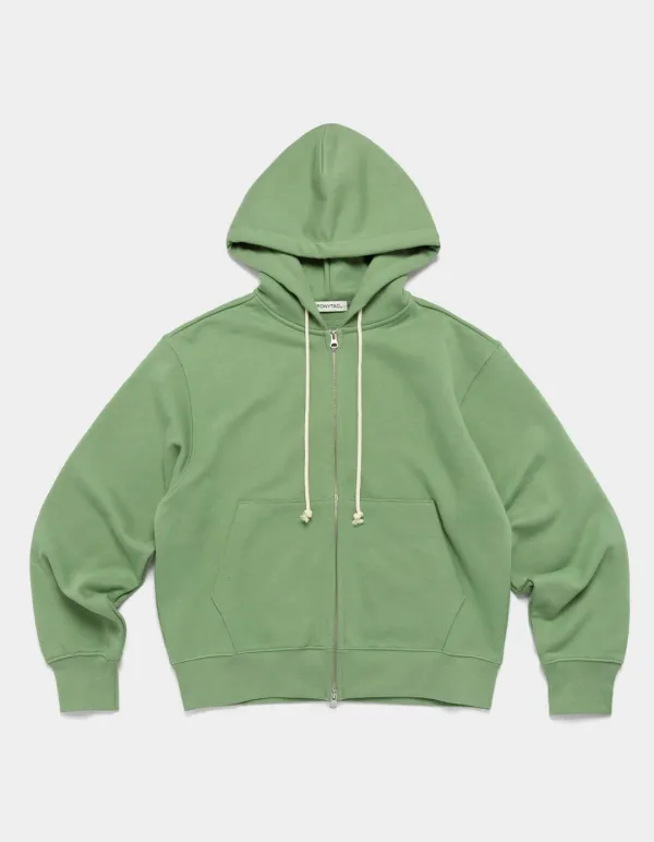 Day to Day Hoodie Zip-Up (Green Leaf)