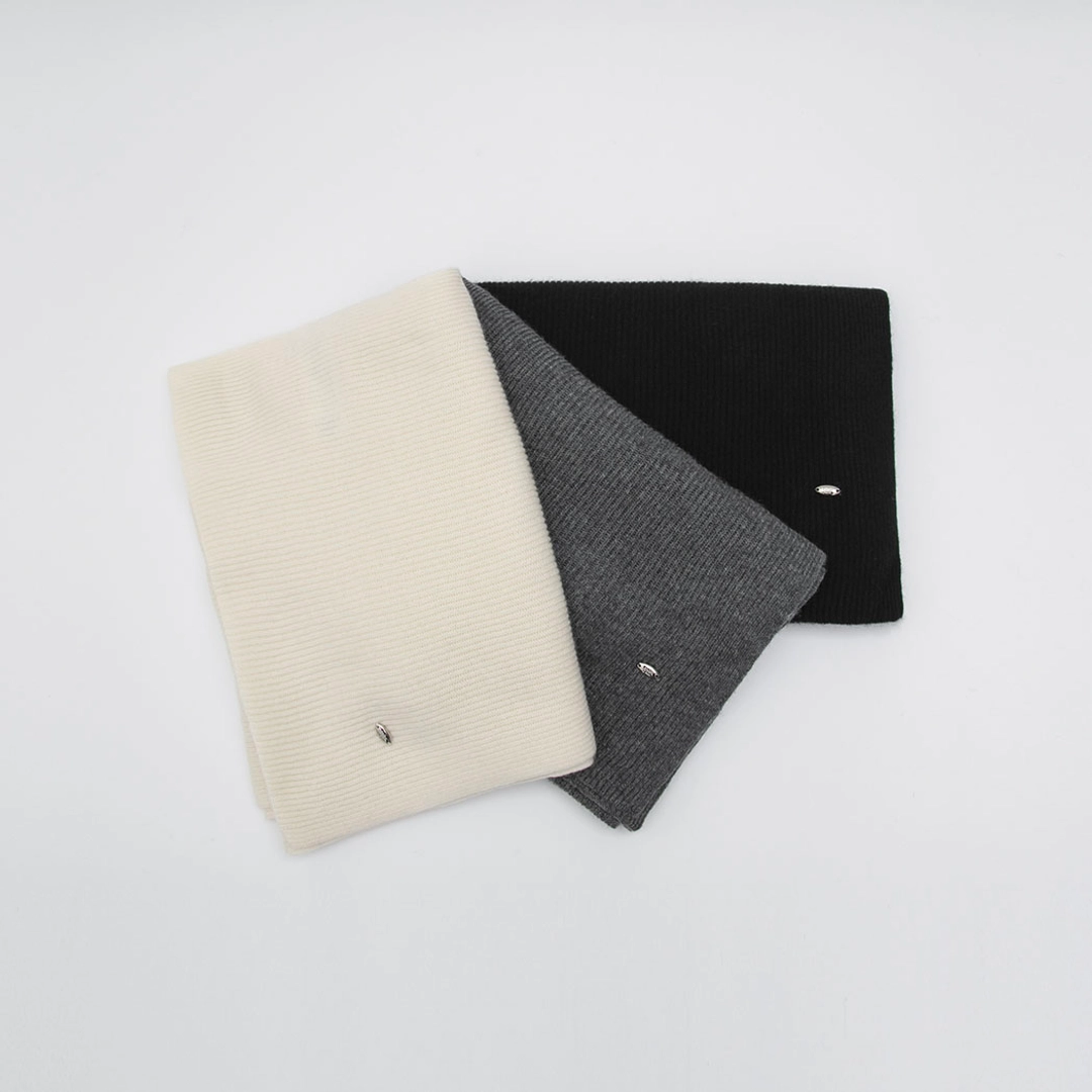 아뜰리에 나인 (Z-MU-0024)CASHMERE KNIT MUFFLER 상품 이미지 2