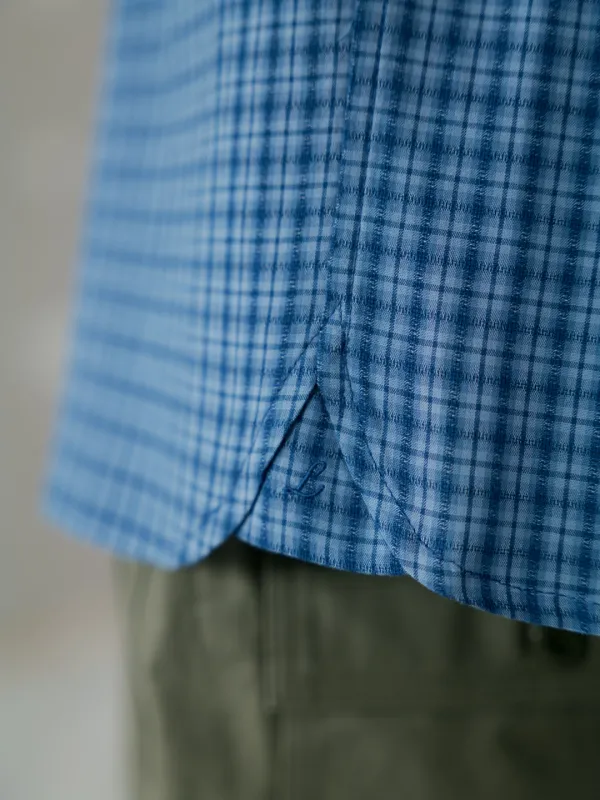 [2nd] Elin check shirt_Blue check