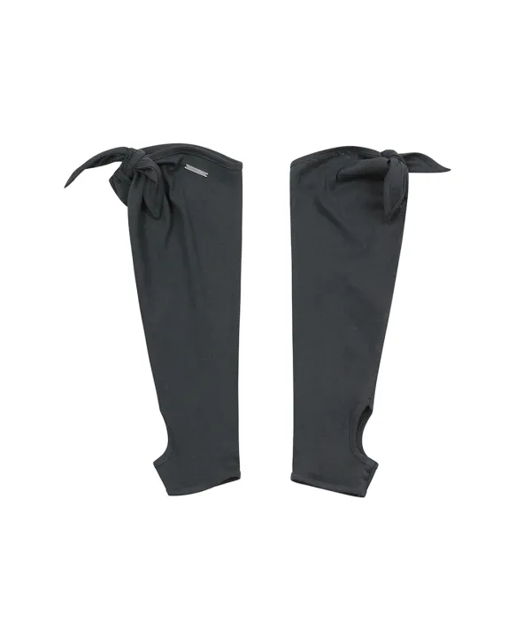 [레이 PICK] Cawl tie knee socks CHARCOAL