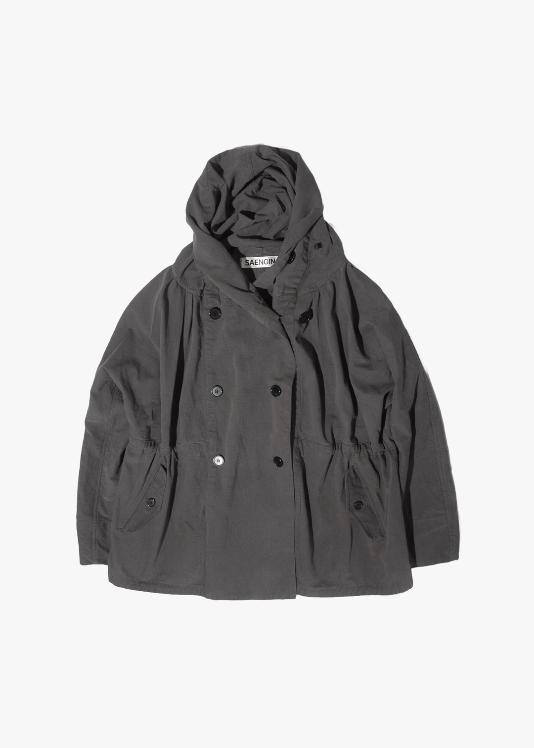 생긴 MACKINAW COWL JACKET - CHARCOAL 상품 이미지 1