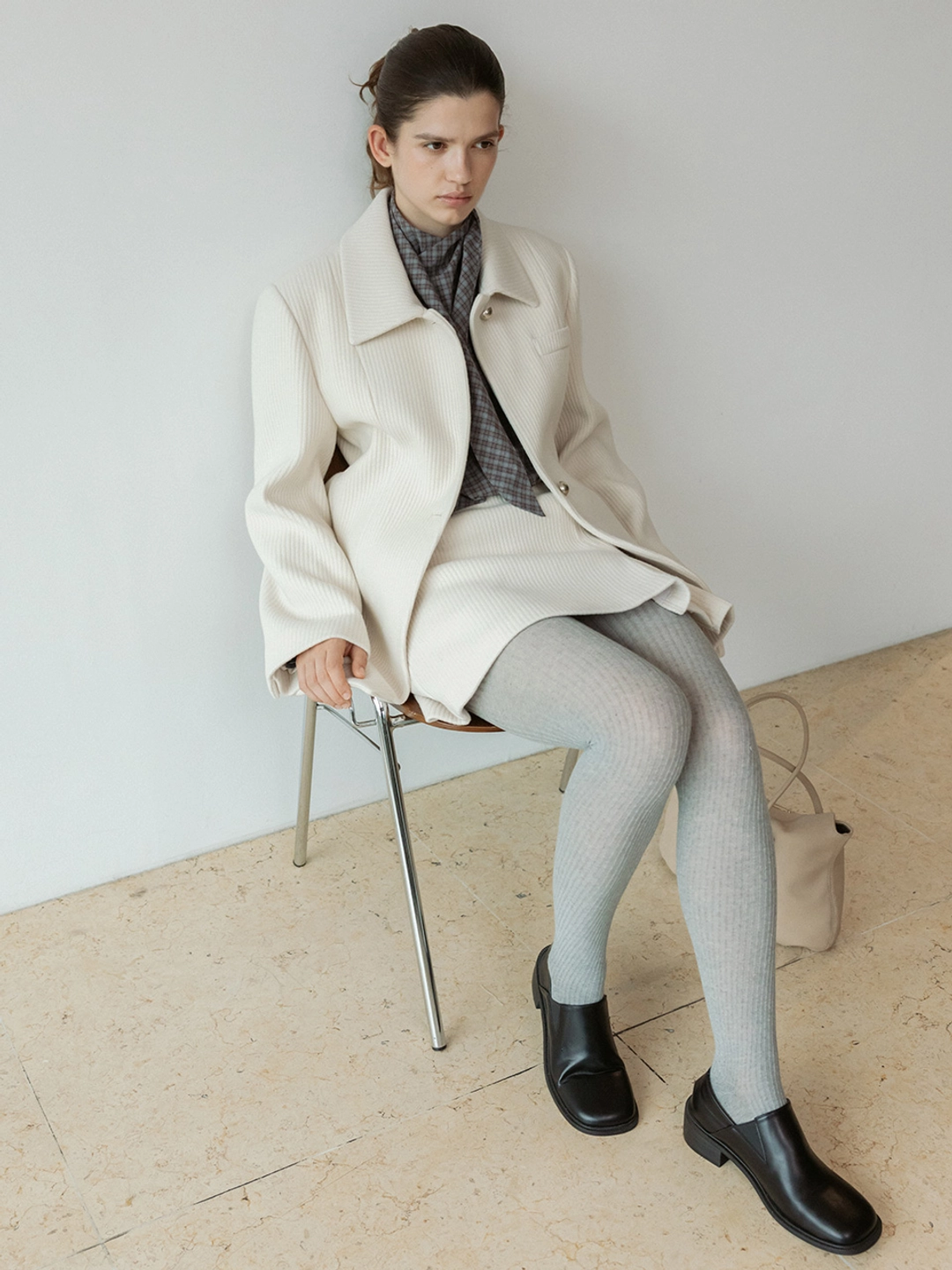 루에브르 Wool Hourglass Jacket SW5XJ919-03 상품 이미지 2