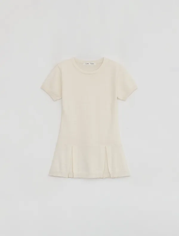HALF SLEEVE FLARE KNIT [IVORY]