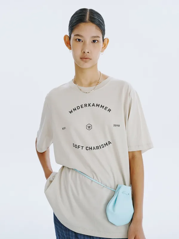WNDERKAMMER Graphic T_Light Khaki