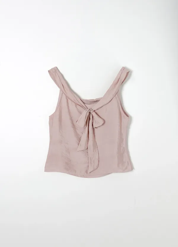 Soft Tie Blouse (Pink)