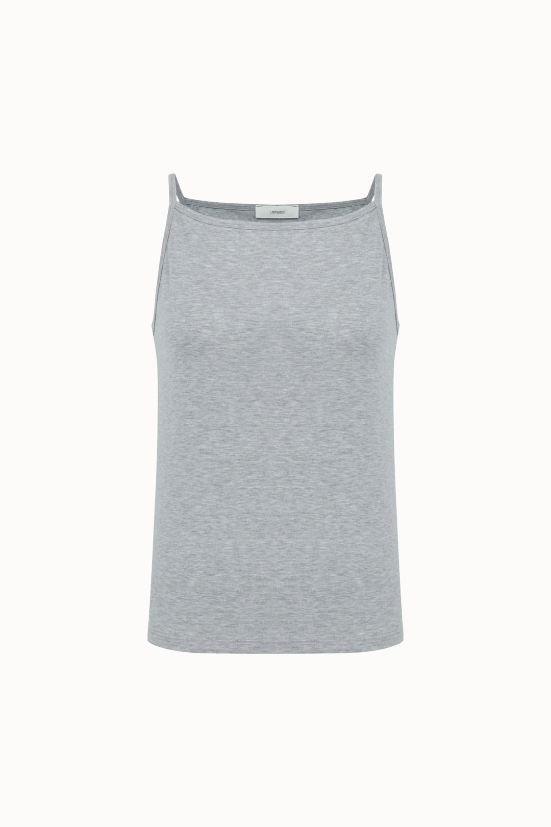 라메레이 Minimal Boat Neck Sleeveless[LMBFSUTT626]-Grey Melange 상품 이미지 1