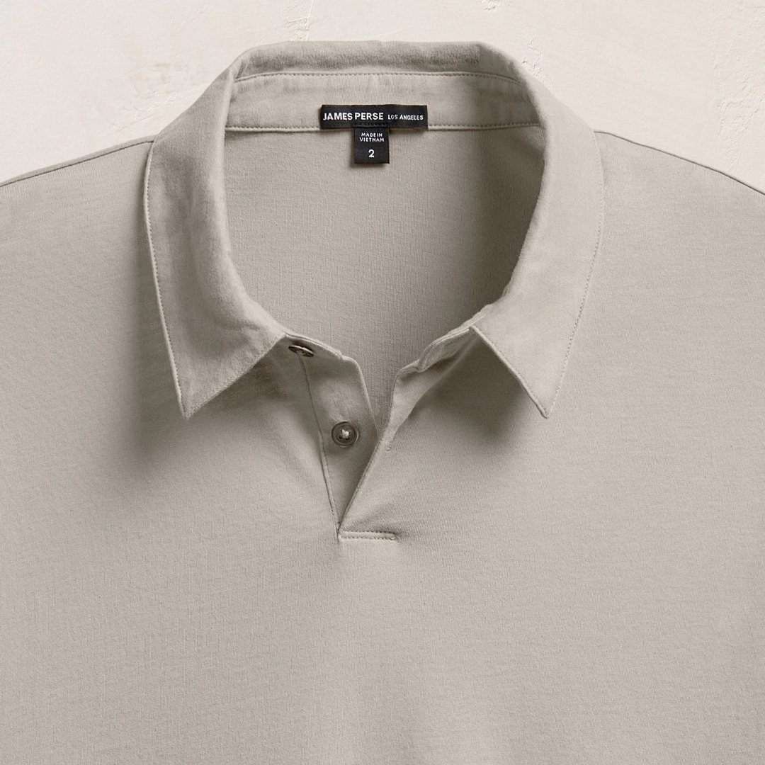 제임스펄스 Brushed Lotus Polo - Concrete 상품 이미지 2