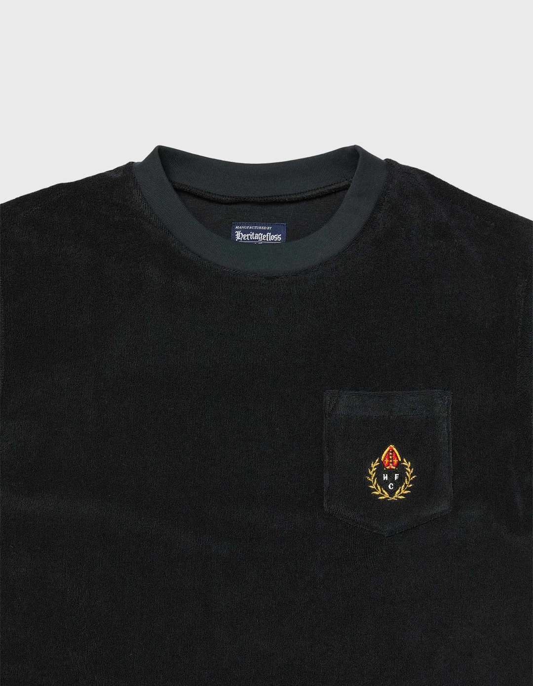 헤리티지플로스 CHILDREN TOWEL POCKET HALF-SLEEVE / Black 상품 이미지 2