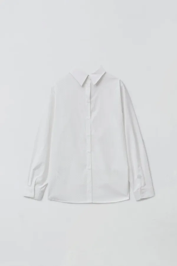 BACK TO FRONT SHIRT_DOT WHITE