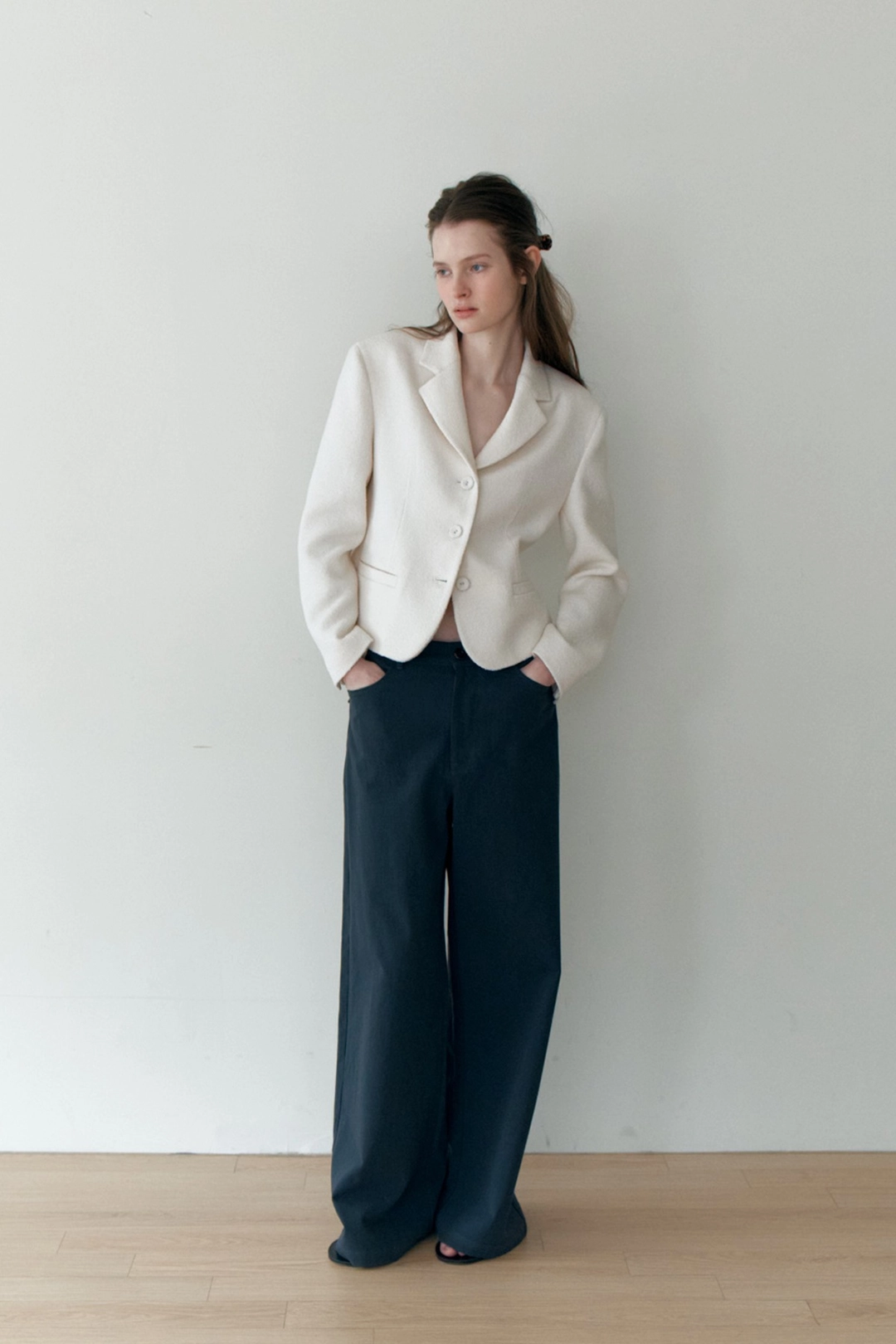 더릴 [5th] Pocket Cotton Pants_Midnight blue 상품 이미지 1