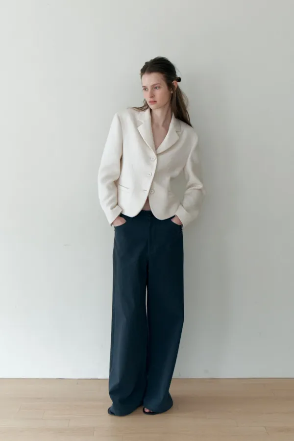 [5th] Pocket Cotton Pants_Midnight blue